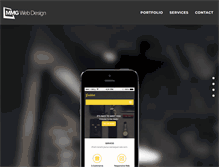 Tablet Screenshot of mmgwebdesigns.com